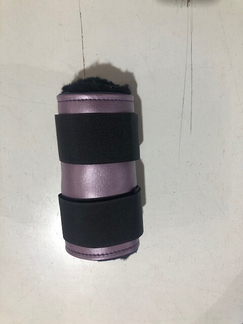 Sheepskin Vinyl Paddock Boots (Pony)