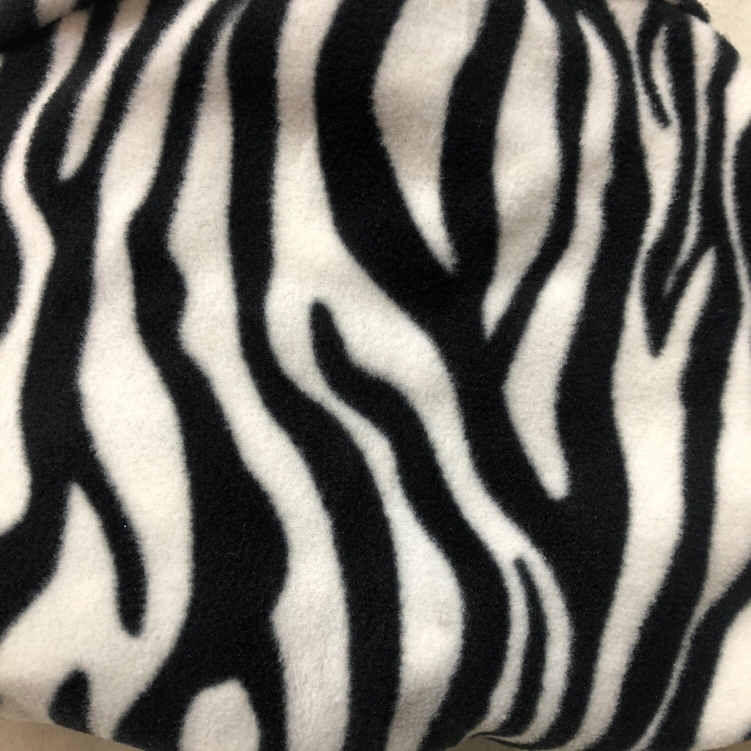 Polar Fleece Saddle Cover - Zebra Print
