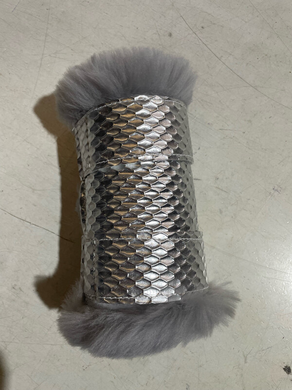 Sheepskin/Vinyl Show Boots (Pony)