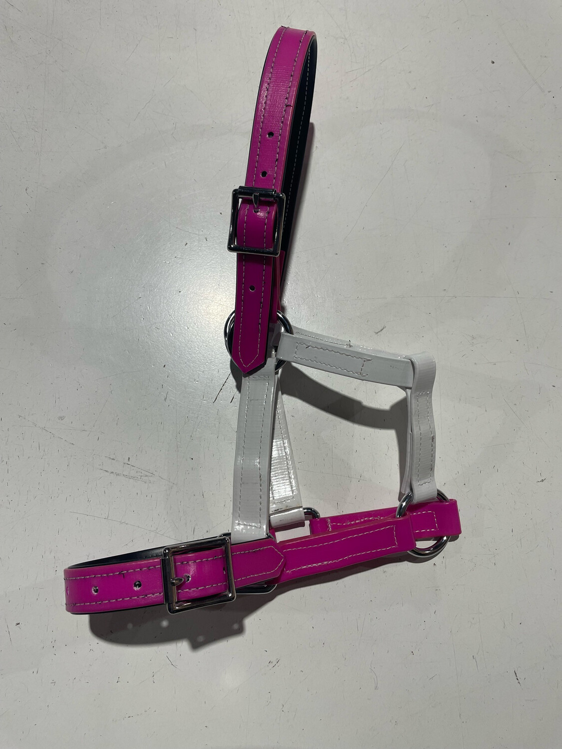 PVC Halter Pony - Pink/ White