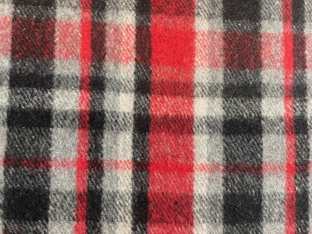 Red/Black/Grey Check Kersey