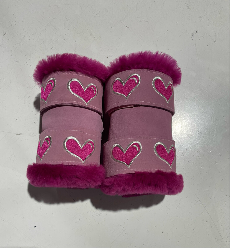 Sheepskin Show Boots Embroidered (Small Pony)