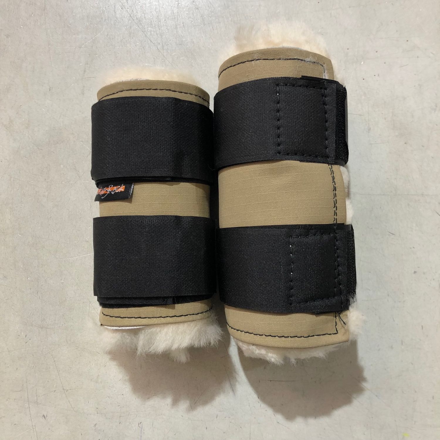 Sheepskin Canvas Paddock Boots (Small Pony)