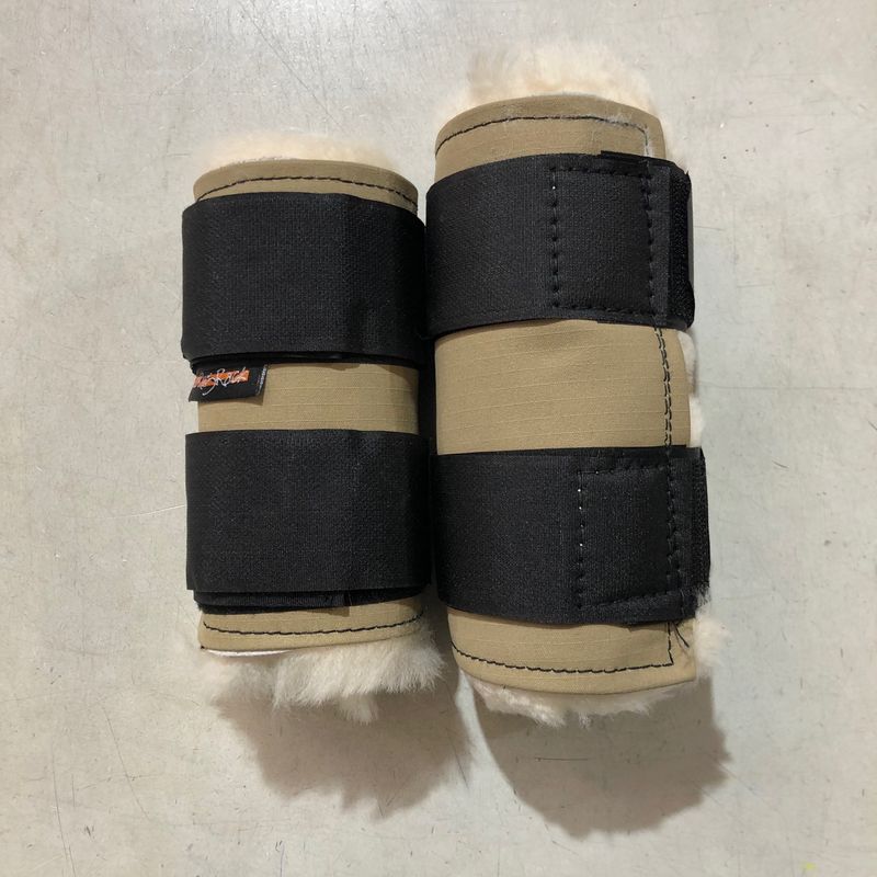 Sheepskin Canvas Paddock Boots (Small Pony)