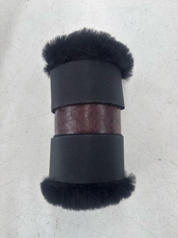 Sheepskin Vinyl Paddock Boots (Small Pony)