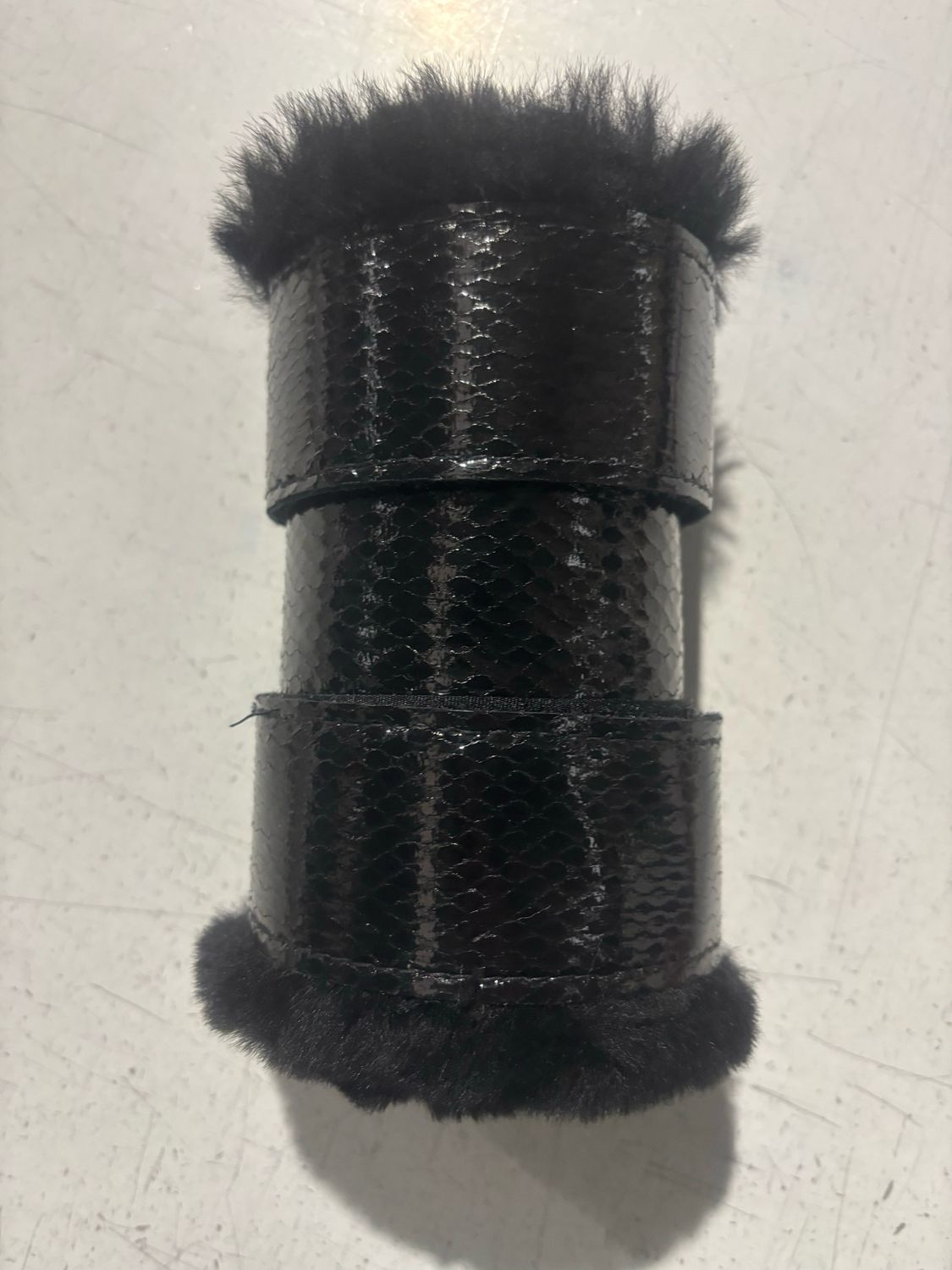 Sheepskin Vinyl Show Boots (Small Pony)