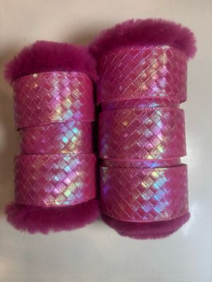 Sheepskin Vinyl Show Boots (Pony)