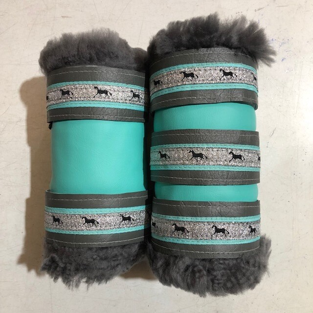 Sheepskin Deluxe Show Boots Vinyl - Design your own