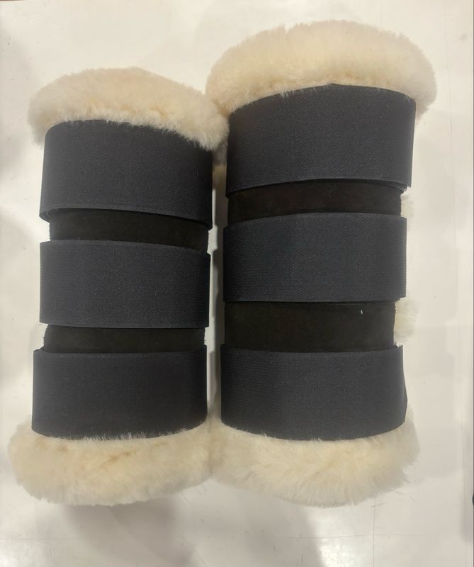 Rolled Sheepskin Paddock Boots (Full)
