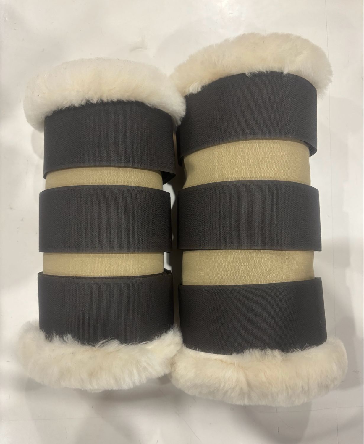 Sheepskin Canvas Paddock Boots (Full)