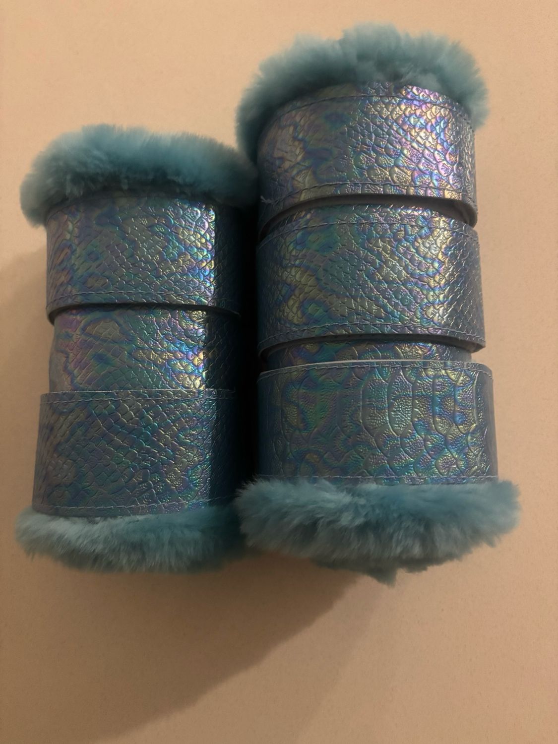 Sheepskin Vinyl Show Boots (Pony)