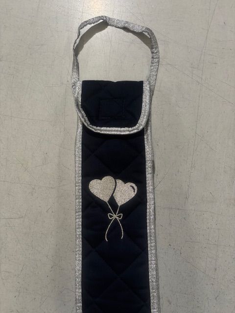 Quilted Cane Cover with embroidery