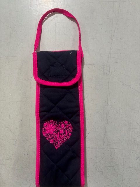 Quilted Cane Cover with embroidery