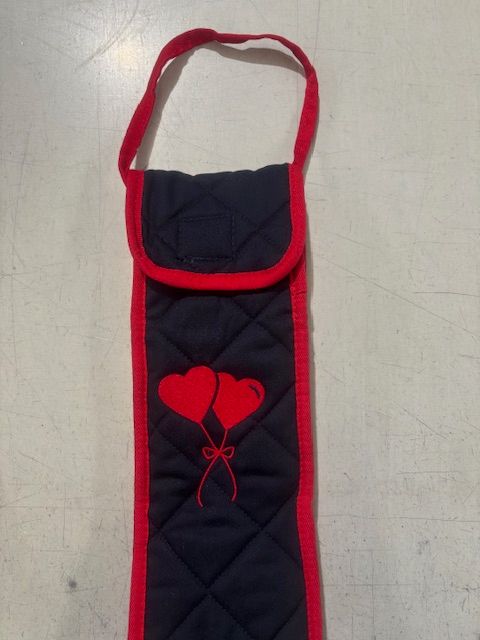 Quilted Cane Cover with embroidery