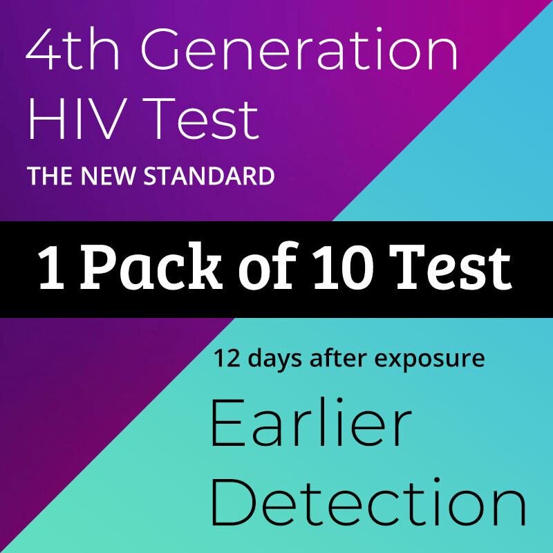 4th Generation HIV Test (Pack of 10)