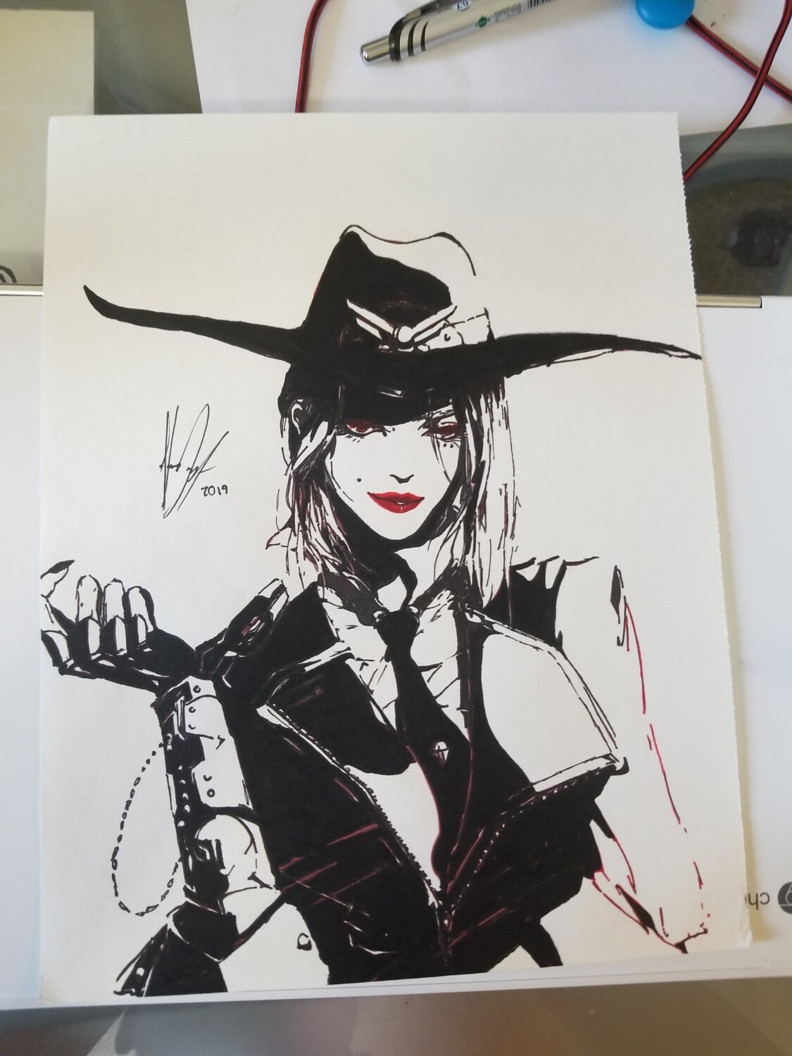 Ashe From Overwatch (laminated)