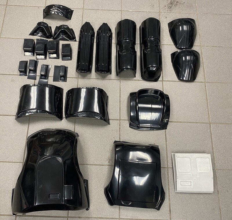 Juggernaut/ICAT Driver/Mudtrooper Armor Kit - PLASTIC ONLY