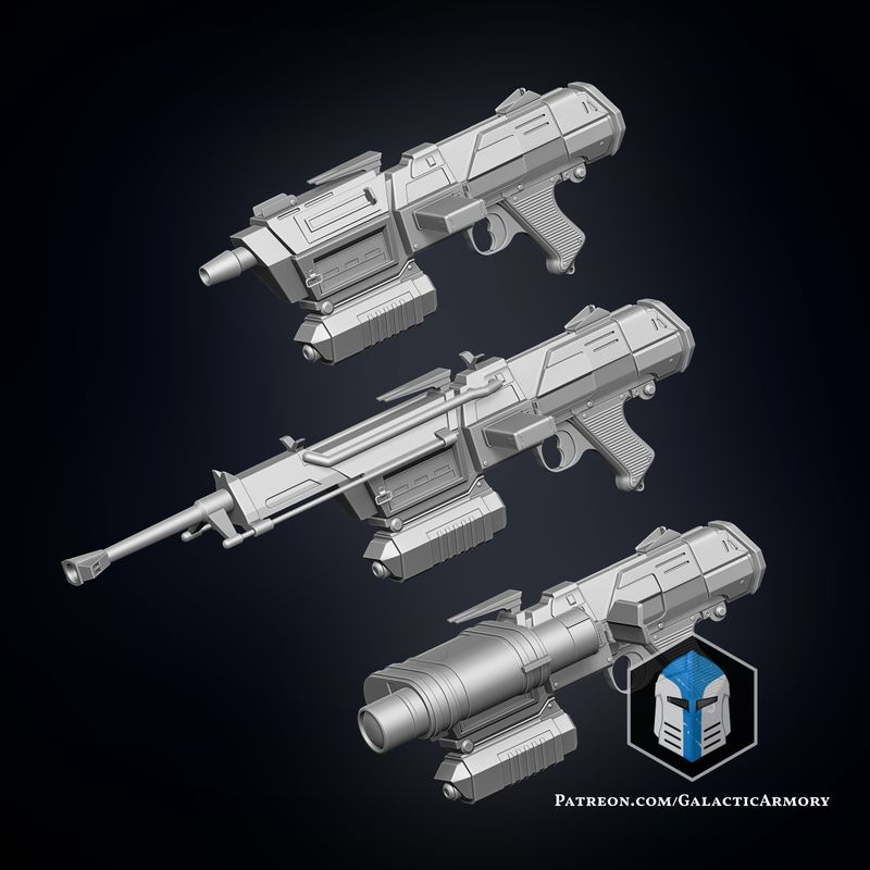 Republic Commando DC-17m Rifle