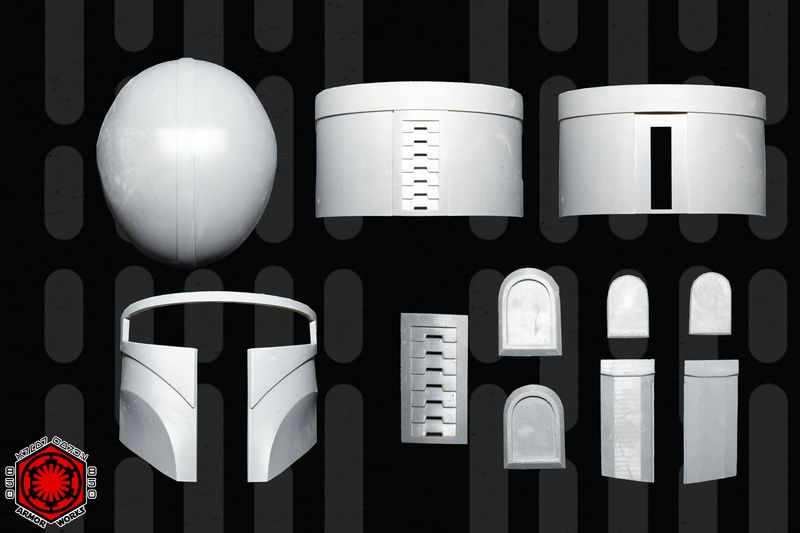 Mandalorian foundling helmet kit