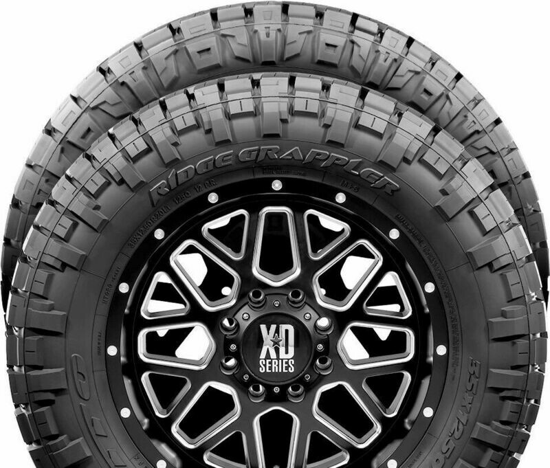 Nitto Ridge Grappler A/T Tires 35x12.50R20 LT 125Q Load-F 80psi