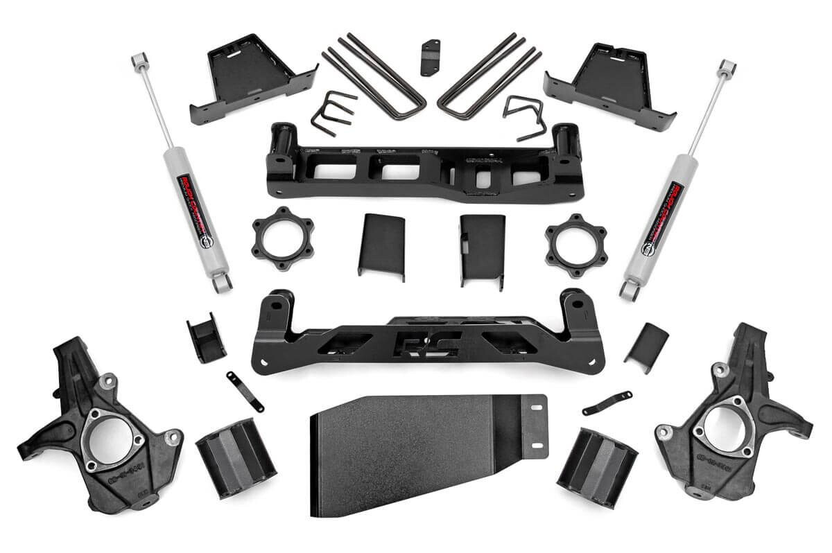 Rough Country 6" GMC Suspension Lift Kit (07-13 1500 PU 4WD)