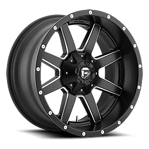 Fuel D538 Maverick 20x10  5x5.5/5x150 (-18mm) Black/Mill Wheels