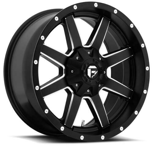 Fuel D538 Maverick 20x10 8x170 -18mm Matte Black/Milled Edge