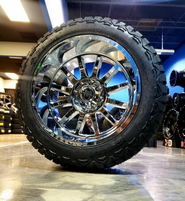 Hardcore HC13 22x12 8x65.1 & 35x12.50-22  LT 10PR LOAD E M/T TIRES