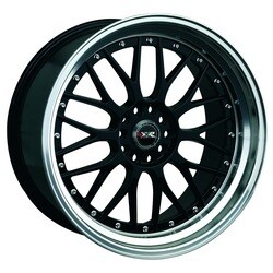 XXR 521 18X8.5 5X100/5X114.3 Offset 35mm Gloss Black Machine Lip Wheel