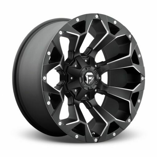 Fuel D546 Sledge 20x10 8x180 -18mm Matte Black Milled Wheel