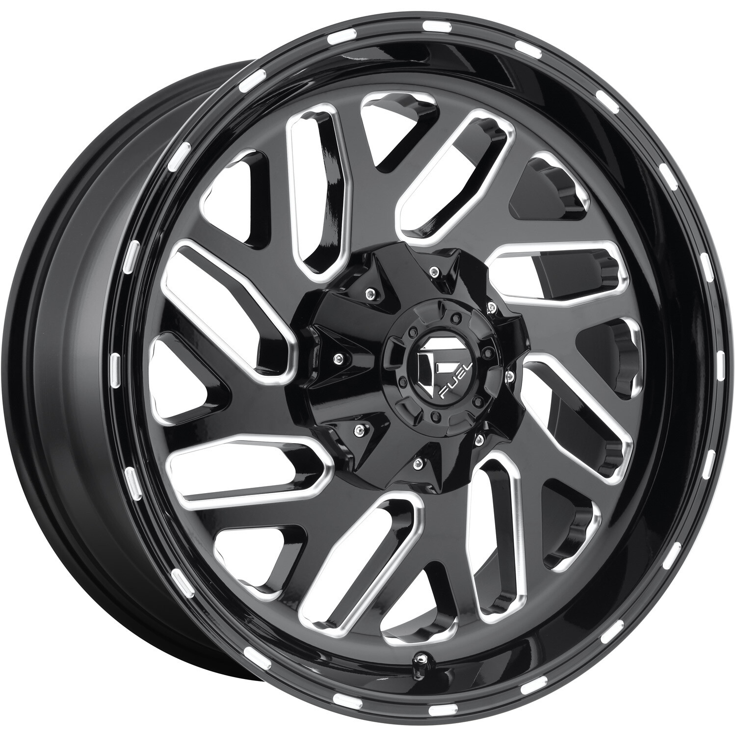Fuel  D581 20x10 5x139.7/5x150 -18mm Gloss Black Milled Wheel