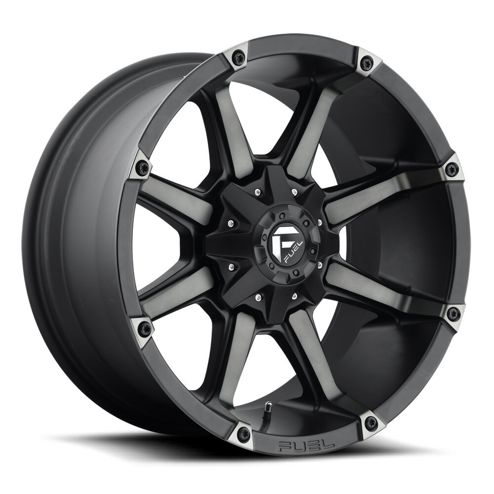 Fuel D556 Coupler 20x10 5x139.7/5x150 -12mm Black & Machine W/dark Tint Wheel