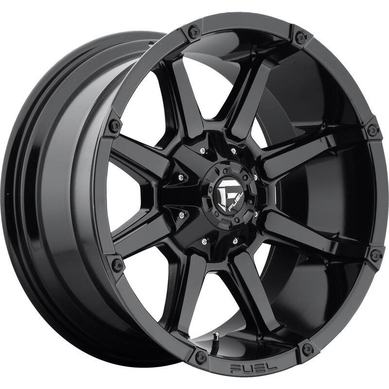 Fuel D575 Coupler 20x10 5x114.3/5x127 -24mm Gloss Black Wheel
