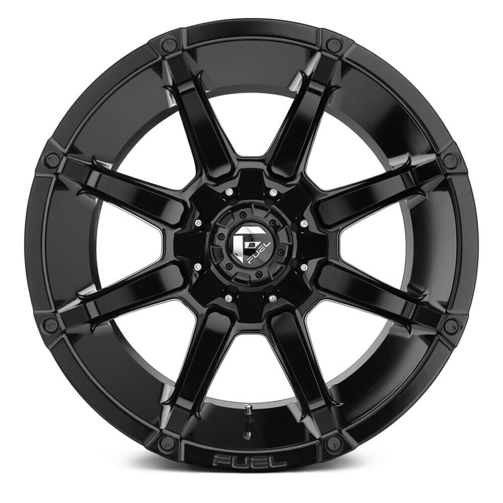 Fuel D575 Coupler 20x10 8X180 -24mm Gloss Black Wheel