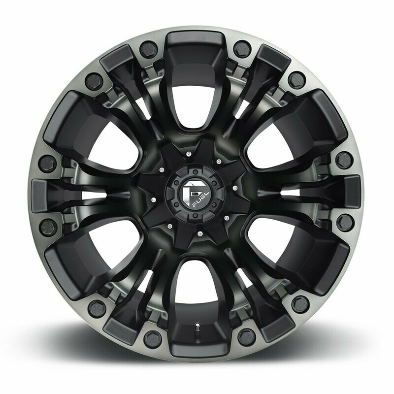 Fuel D569 Vapor 20x10 8X170 -18mm Black Machine Dark Tint Wheel