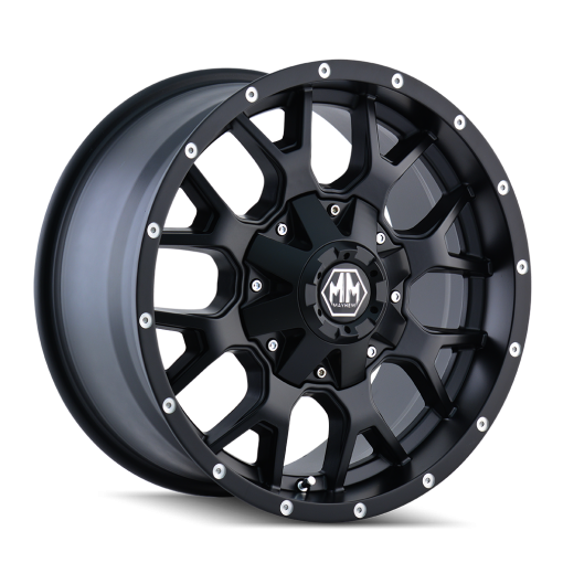 Mayhem Warrior 8015 20X9 6X135/6X139.7 0mm Matte Black Wheel