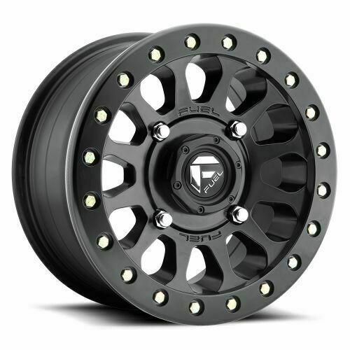 Fuel Vector D920 14x7 4x136 4x137 +38mm Matte Black Wheels