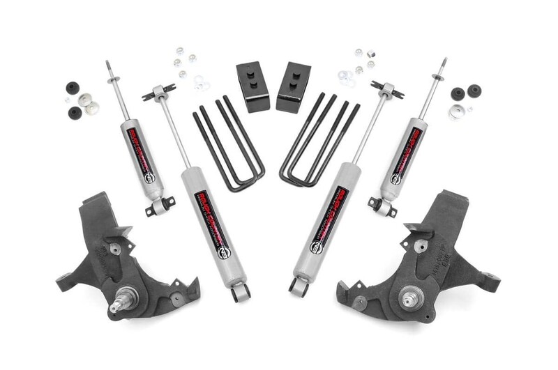 Rough Country 4 Inch Suspension Lift Kit For 1988-1999 Chevy/GMC 1500 Truck & SUV 2WD