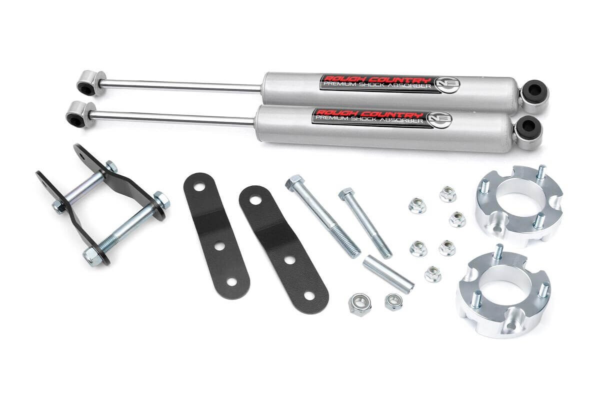 Rough Country 2.5 Inch Suspension Lift Kit For 95.5-04 Toyota Tacoma 4WD/2WD