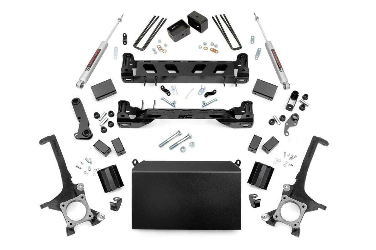 Rough Country 4.5 Inch Suspension Lift Kit For 07-15 Toyota Tundra 4WD/2WD