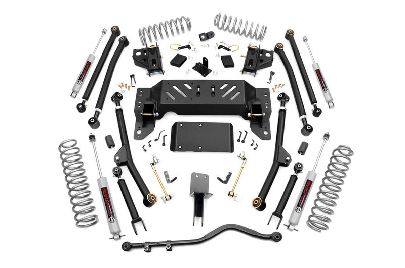 Rough Country 4 Inch Jeep Long Arm Suspension Lift Kit For 1993-1998 Grand Cherokee ZJ 4WD