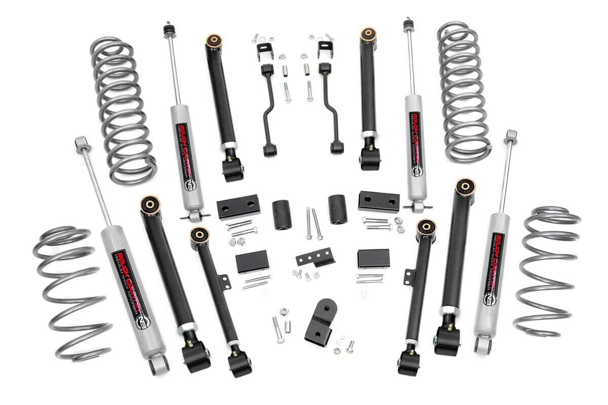 Rough Country 4 Inch Jeep X-Series Suspension Lift Kit For 1993-1998 Grand Cherokee ZJ 4WD