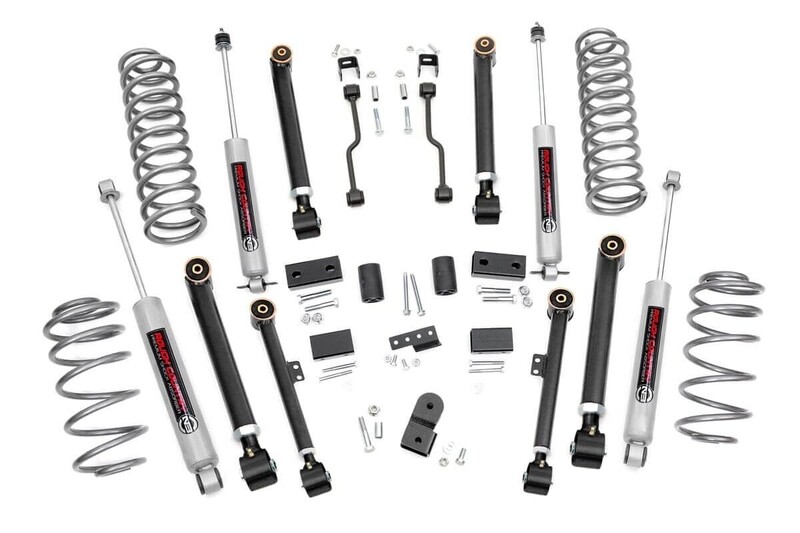 Rough Country 4 Inch Jeep X-Series Suspension Lift Kit For 1993-1998 Grand Cherokee ZJ 4WD