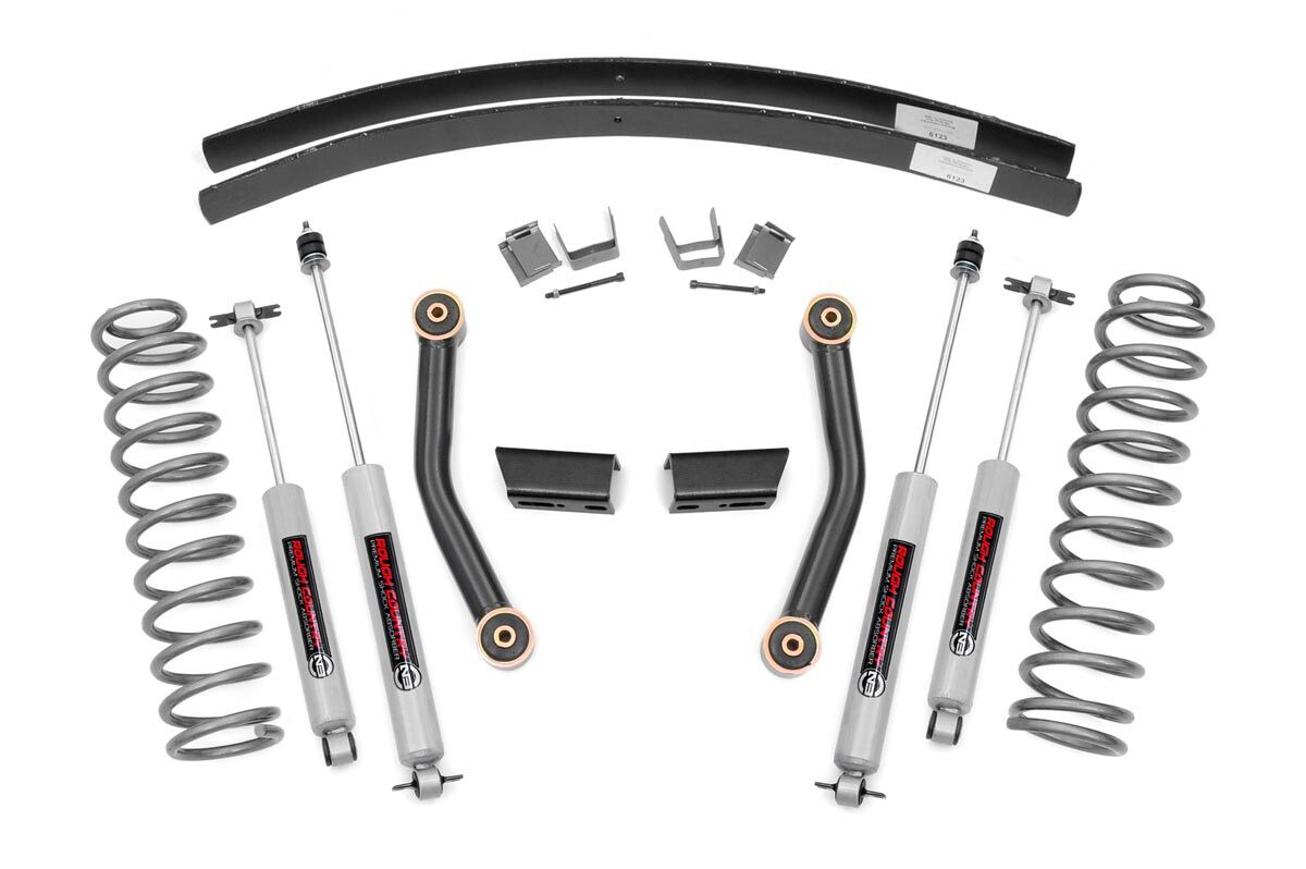 Rough Country 3 Inch Jeep Series ll Suspension Lift For 84-01 Cherokee XJ 2/4WD