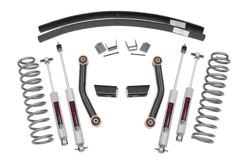 Rough Country 3 Inch Jeep Series ll Suspension Lift For 84-01 Cherokee XJ 2/4WD