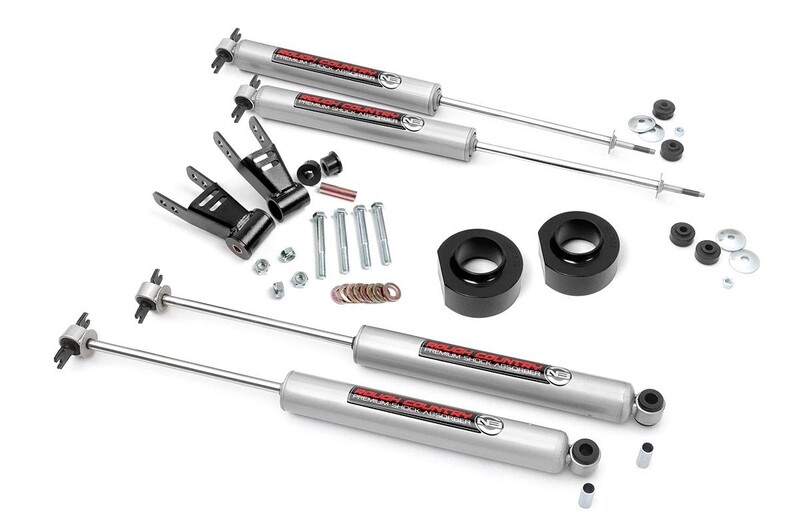 Rough Country 1.5 Inch Jeep Suspension Lift Kit For 84-01 Jeep Cherokee XJ  2/4WD