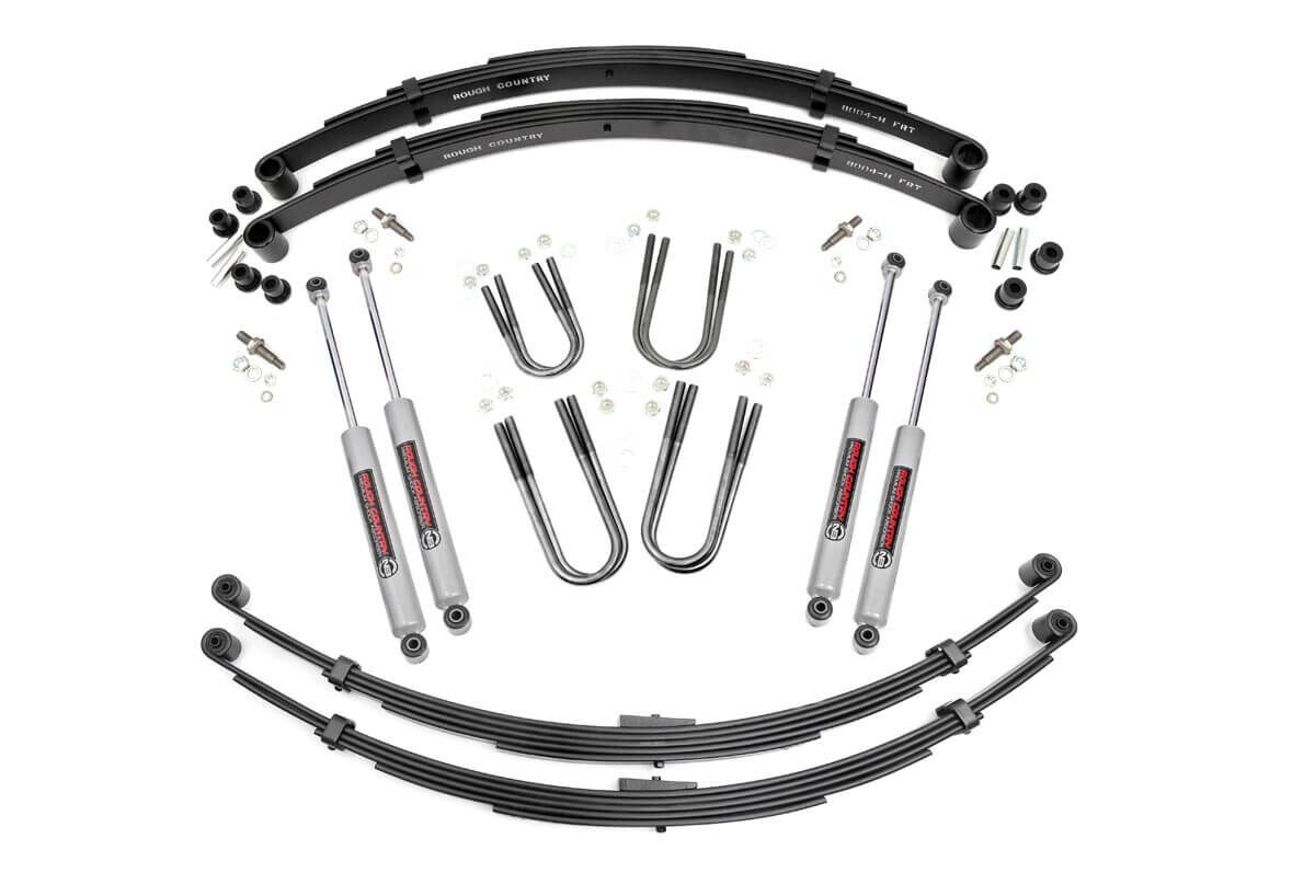 Rough Country 3 Inch Jeep Suspension Lift System For 1976-1983 4WD