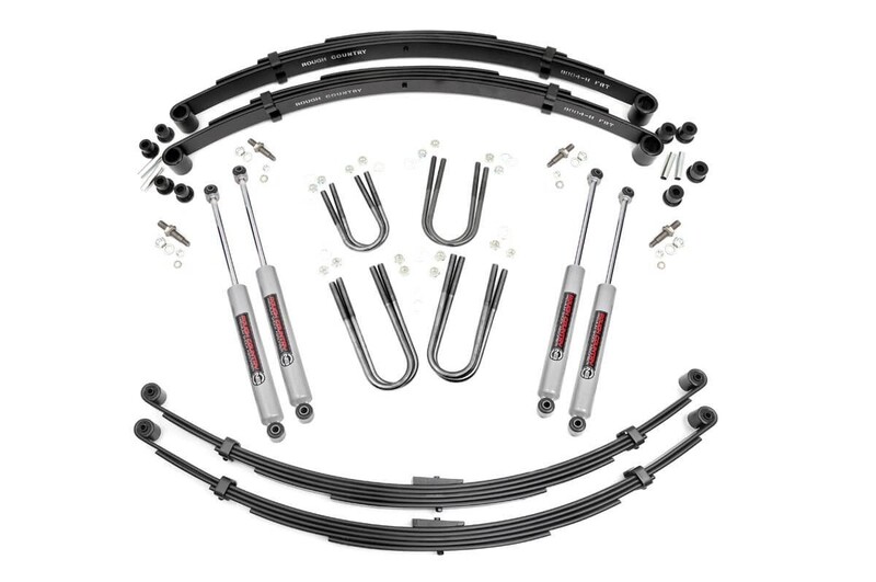 Rough Country 3 Inch Jeep Suspension Lift System For 1976-1983 4WD