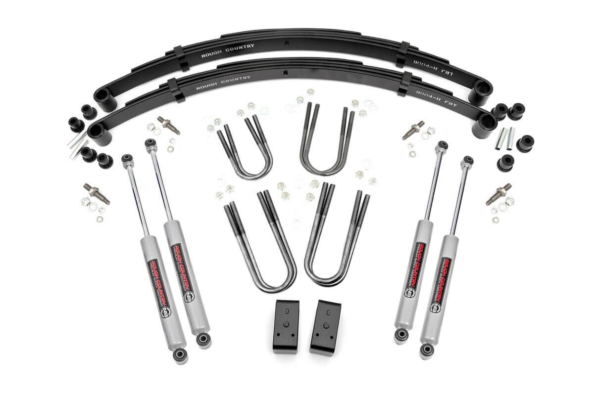 Rough Country 3 Inch Jeep Suspension Lift Kit For  1974-1983 4WD