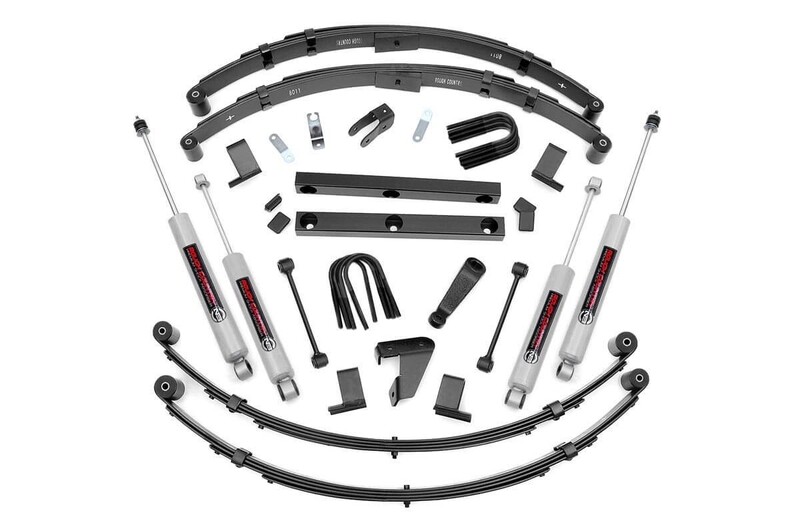 Rough Country 4 Inch Jeep Suspension Lift Kit For 1987-1995 Wrangler YJ 4WD